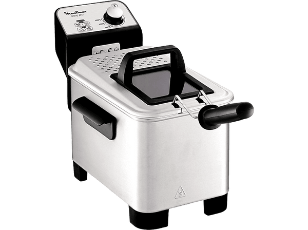 Freidora - Moulinex EASY PRO 3L, 1.2 kg, 2300W, Zona fría, Temperatura regulable, Inox