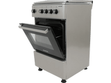 Cocina - Infiniton CC54HXE, Gas, 4 zonas, 43 l, 49.8 cm, Inox