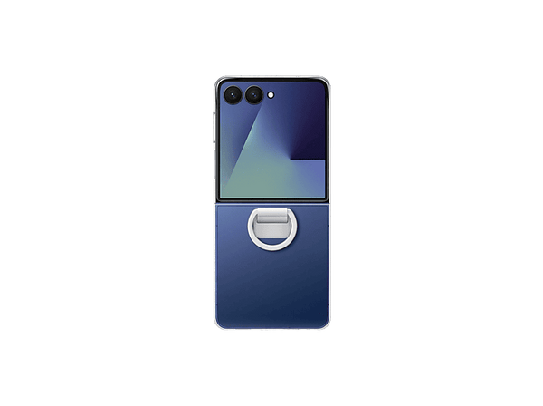 Funda -  Samsung, Para Samsung Galaxy Z Flip7, De Silicona con anillo, Transparente