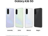 Móvil - Samsung Galaxy A36 5G, Lima, 128 GB, 6 GB RAM, 6.7  FHD+ Super AMOLED, Qualcomm Snapdragon 6 Gen 3, 5000 mAh, Android 15