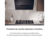 Campana decorativa - Haier I-Link HADG9CS46BWI, Decorativa, 5 velocidades, 937m³/h, WIFI, Filtro de carbono, 90cm, 63dB, Negro
