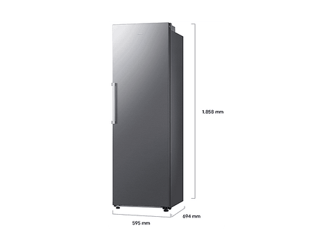 Frigorífico una puerta - Samsung RR40H39GETEF, No frost, 185.8 cm, 387 l, Inox