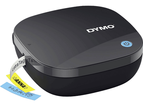 Impresora de etiquetas - Dymo LT-200B, Bluetooth, iOS y Android, Con cinta papel blanco, Negro