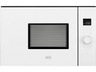 Microondas -  AEG, MBB1756SEW, Potencia de 800 W, Encastrable, 17 Litros, Blanco
