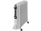 Radiador - De'Longhi Radia-s Easytronic TRRSE1225, 2500W, Sistema de aceite, Termostato de seguridad, 12 Elementos, Blanco