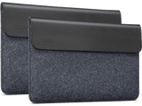 Funda portátil - Lenovo Yoga, 35.6 cm (14), Cuero y lana,  Negro
