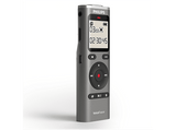 Grabadora de voz - Philips DVT1170, 8 GB, Micrófono de 360°, Pantalla LCD 1.34 , Formato PCM (WAV) , Funciona con pilas AAA, Plata
