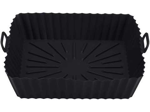 Accesorio freidora - NK HO330023, Base de Silicona, Kit 2 Piezas, 20 cm, Apto Lavavajillas, Apto Microondas, Hasta 220º, Negro