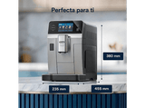 Cafetera superautomática - De'Longhi Eletta Ultra ECAM470.85.MB, 1450 W, 19 bar, Molinillo integrado, Depósito de leche, Táctil, 50 recetas, Metálico