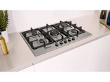 Placa gas - Balay 3ETX576HB hobs, 5 zonas, Gas Butano, Mecánico, 26 cm, Inox