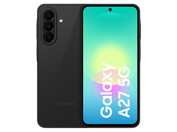 Móvil - Samsung Galaxy A27 5G, Negro, 256 GB, 8 GB RAM, 6.7" FHD+ Super AMOLED, Qualcomm Snapdragon 6 Gen 3, 5000 mAh, Android 16