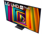 TV LED 65 - LG 65UT91006LA, UHD 4K, Procesador Inteligente 4K α5 Gen7, Smart TV, DVB-T2 (H.265), Negro
