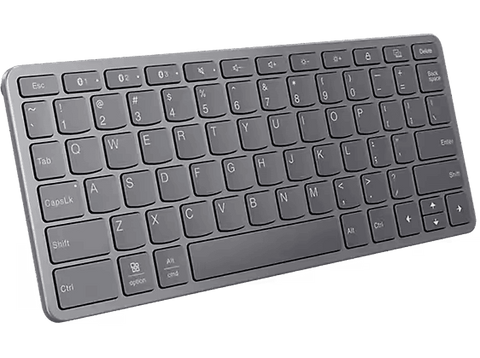 Teclado - Lenovo ZG38C058, Universal USB, Bluetooth, QWERTY, Gris