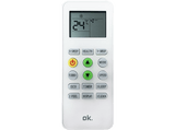 Aire acondicionado Split 2 x 1 - ok. OAC 140226 ES SET, 3500 fg/h, Inverter, Temporizador 24h, WiFi Opcional, Auto-Limpieza, Blanco