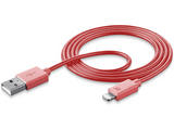 Cable - CellularLine 36916, Para Apple iPhone, Mac, iPad, Lightning, Rosa
