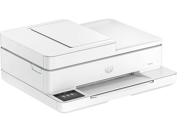 Impresora multifunción - HP ENVY 6530E, HP +, Wi-Fi, Fax móvil, Impresión fotográfica a doble cara automática, Blanco