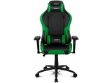 Silla gaming - Drift DR250, Reposabrazos 4D, Cojín cervical y lumbar, Reclinable, Giratorio, Verde