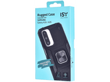 Funda móvil - ISY ISC 6110, Samsung Galaxy A26, Resistente al agua y golpes, Soporte Plegable Integrado, Negro
