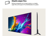 TV QNED 65 - LG 65QNED86T6A, UHD 4K, Procesador Inteligente 4K α8, Smart TV, DVB-T2 (H.265), Negro grafito