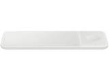Cargador inalámbrico - Samsung Wireless Charger Trio, Para dispositivos Samsung/ Apple, USB-C, Blanco