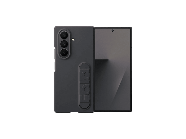 Funda + Protector pantalla - Samsung, Para Samsung Galaxy Z Fold7, De Silicona, Negro