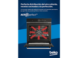 Horno - Beko BBCM12300X, Multifunción, Limpieza por vapor, 48 l, 59.4 cm, Inox