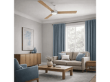 Ventilador de techo - Philips Velyx Aspas reversibles 132 cm, 56 W, 6 Velocidades, Silencioso, Luz blanca de cálida a fría, Blanco