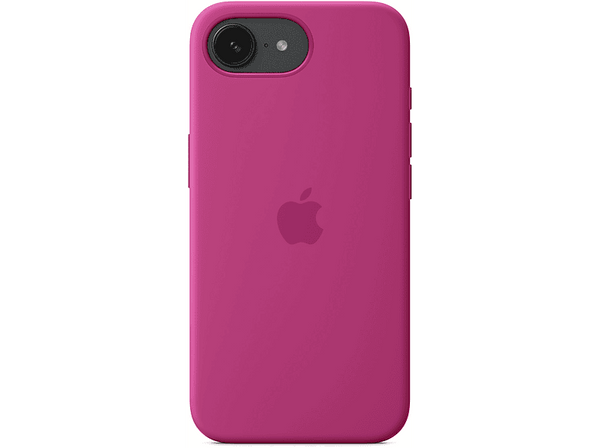 Apple Funda de silicona para el iPhone 16e, Fucsia