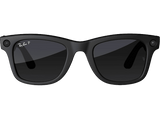 Gafas IA - Ray-Ban Meta, Wayfarer Grande, Negro mate, Polarizadas en grafito degradado