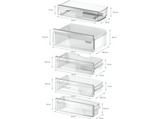 Frigorífico combi integrable - Siemens KB96NADD0, No Frost, 193.5 cm, 382 l, Cajón hyperFresh, Home Connect, Inox panelable