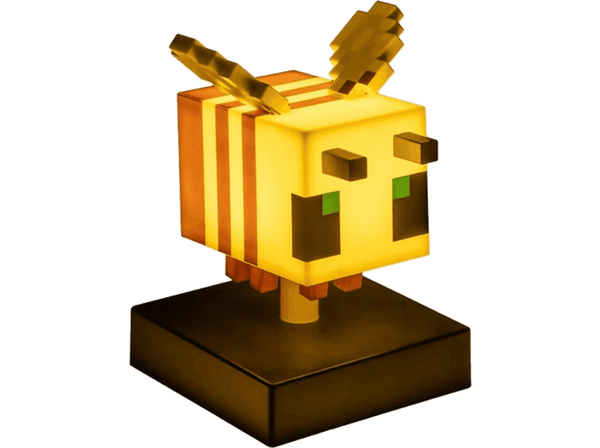 Lámpara - Sherwood Abeja Minecraft, 12 cm, Amarillo