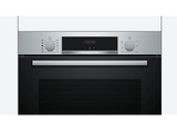 Horno a vapor - Bosch HQA514ES3, Multifunción, Asistente de limpieza por agua, 71l, 3D Hot air, HotAir Steam, 60 cm, Inox