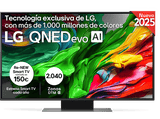 TV QNED MiniLED 50 - LG 50QNED87A6D, UHD 4K, Procesador Inteligente α7 AI Processor 4K Gen8, Smart TV, DVB-T2 (H.265), Ashed Blue