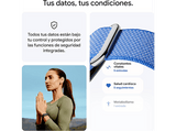 Pulsera de actividad - Google Fitbit Air, Obsidiana, 130 - 210 mm, 7 días de Autonomía, Asesoramiento Personalizado basado en IA