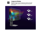 Monitor gaming - LG UltraGear™  27GX704A-B, 27 QHD, 240 Hz, 0.03 ms, OLED, IPS, HDR10, Altura Ajustable, Morado Grisáceo