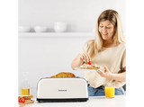 Tostadora - Taurus Vintage Cream Ver II, 1500 W, 2 Ranuras, Descongela y recalienta, 7 Niveles de tostado, Acero Inoxidable, Crema