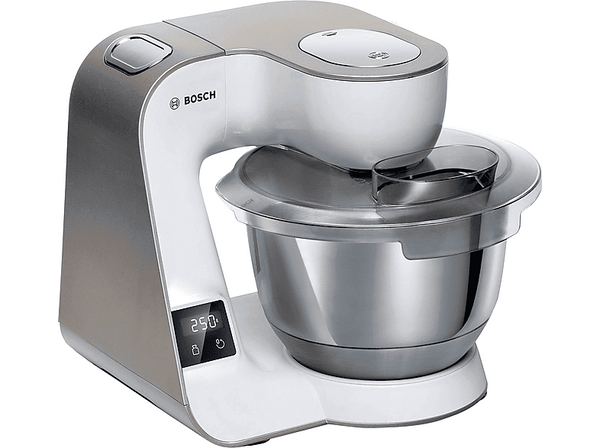 Robot de cocina - Bosch MUM5XW20, 1000 W, 7 potencias, 1.25 l, Blanco