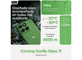 Móvil - motorola edge 60, Shamrock, 512 GB, 12 GB RAM, 6.67 pOLED, MediaTek Dimensity 7300, 5200 mAh