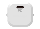 Cargador de pared - ISY IWC-4020-2, Power Delivery 20W, Compatibilidad Universal, USB-C, Tamaño Pequeño, Blanco