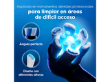 Cepillo eléctrico - Oral-B iO 3S Cepillo De Dientes, 3 Modos, Sensor de presión, 4 cabezales, Negro mate, Edición Navidad