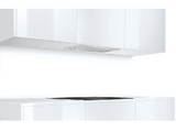 Campana integrable - Bosch DHL585B, Telescópica, 650  m³/h, 4 Velocidades, 52 cm, Iluminación LED, Inox