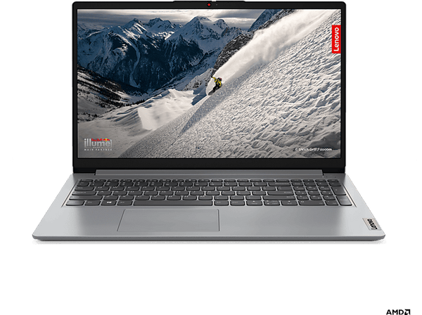 Portátil - Lenovo IdeaPad 1 15ALC7, 15.6" Full-HD, AMD Ryzen™ 5 5500U, 16GB RAM, 512GB SSD, Radeon™ Onboard Graphics, Sin sistema operativo, Gris
