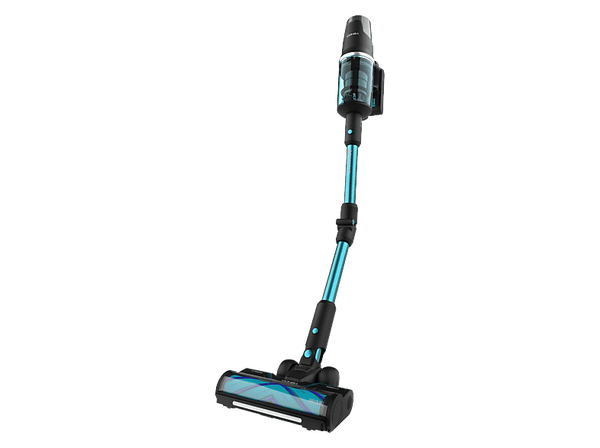 Aspirador escoba - Cecotec RX50 Pet Flex, 750 W, 60 min Autonomía, Cepillo HairLess XL, 160 m², Negro/Azul