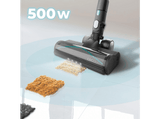 Aspirador escoba - Cecotec ROCKSTAR 3500 Storm Pet Flex, 500 W, 70 min, Cepillo Hairless antienredos, Negro