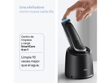 Afeitadora - Braun Afeitadora Eléctrica Series 6 62-S7650CC, Centro SmartCare, +2 Accesorios, 60 min autonomía, Afeitado en seco y en mojado, Plata