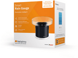 Pluviómetro - Netatmo NRG01-WW, Inteligente, Alerta en tiempo real, Intensidad de lluvia, Negro