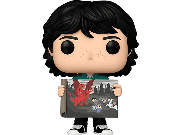 Figura Funko Pop! - Funko Pop! Stranger Things S4: Mike con Cuadro de Will, Vinilo, 10 cm