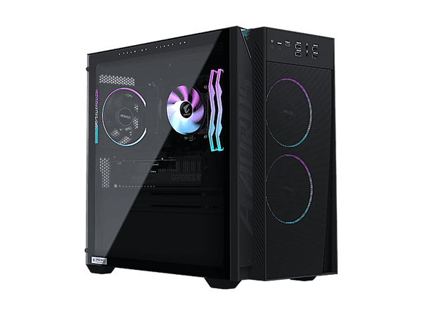 PC gaming - Gigabyte Aorus Prime 3 AP3A7N6T-5110, AMD Ryzen™ 7 9700X, 16 GB RAM, 1 TB SSD, GeForce RTX™ 5060 Ti, Windows 11 Home, Negro