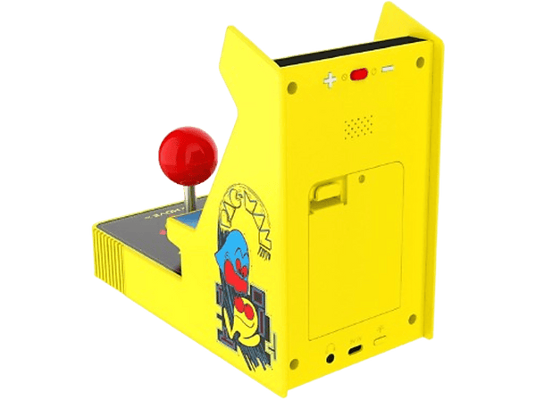 Consola retro - My Arcade Joystick Player PacMan, Pantalla color 3.5",  Altavoz incorporado,, Amarillo