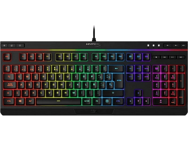 Teclado gaming - HyperX Alloy Core RGB, USB, Retroiluminación RGB, Negro
